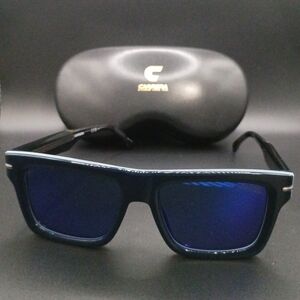 Carrera Sunglasses with Black Frame and Blue Lenses